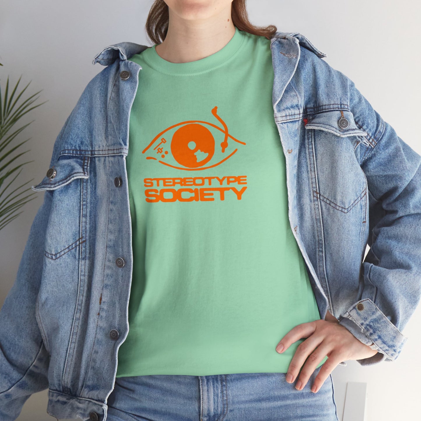 Stereotype society tee - orange logo