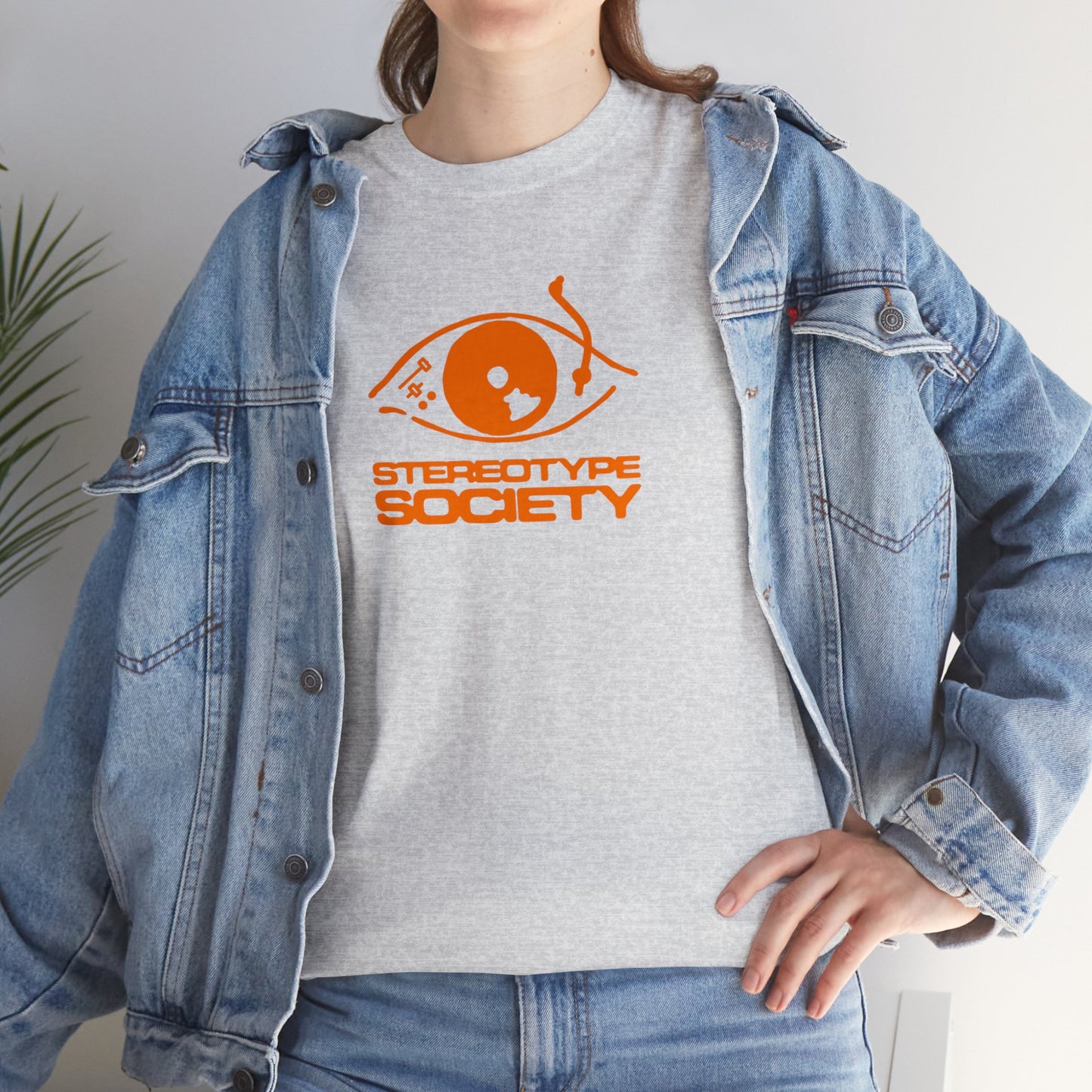 Stereotype society tee - orange logo