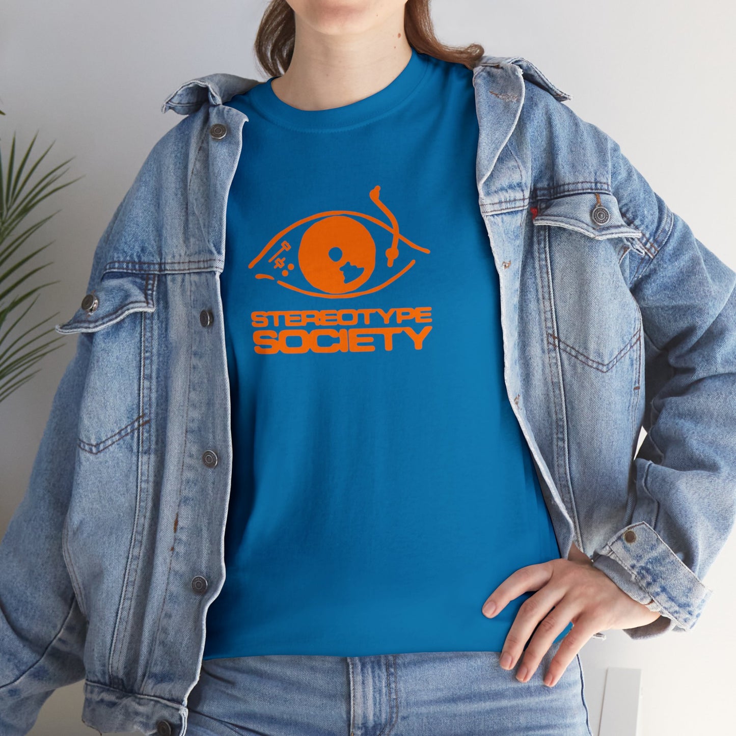 Stereotype society tee - orange logo