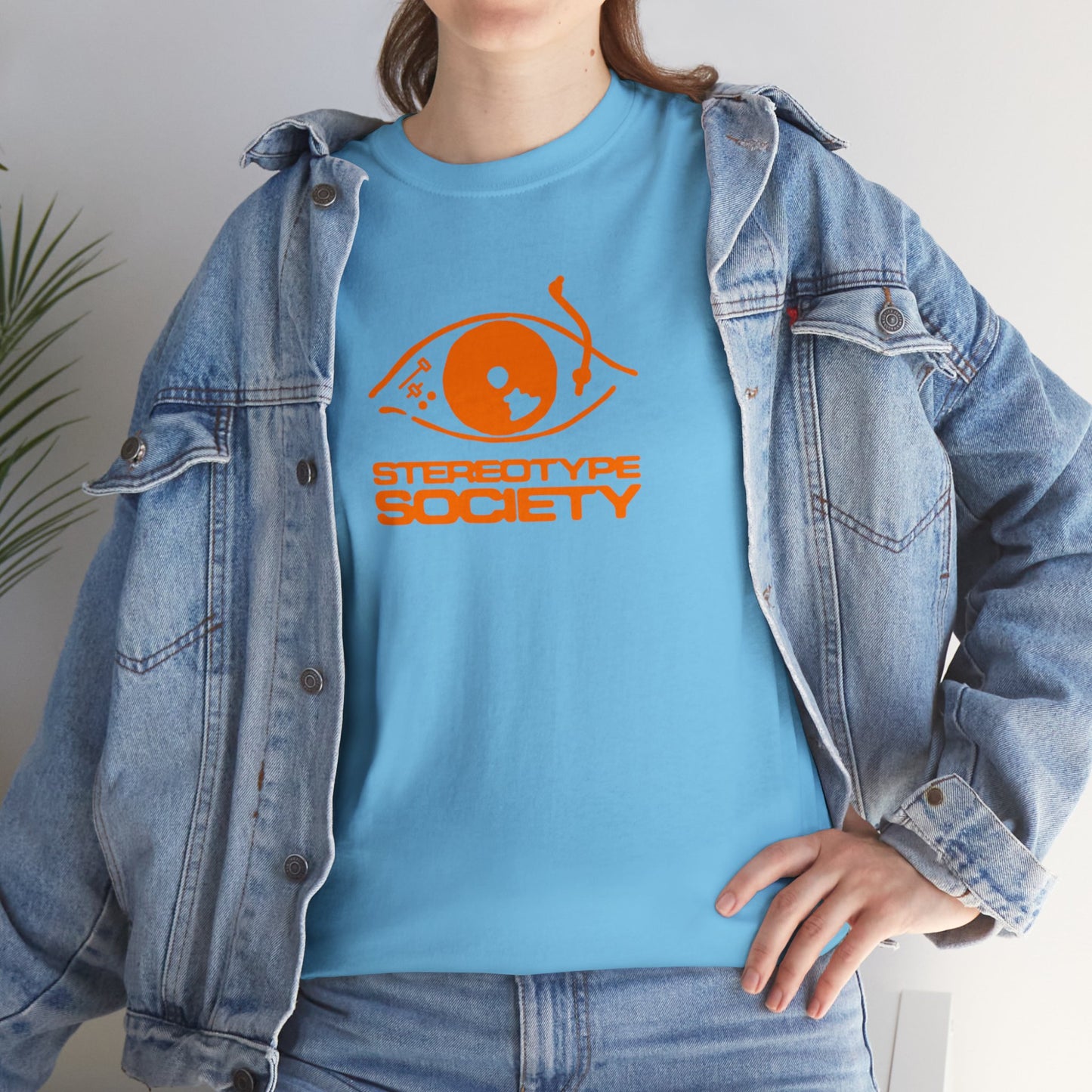 Stereotype society tee - orange logo