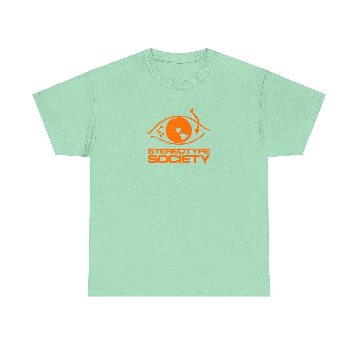 Stereotype society tee - orange logo