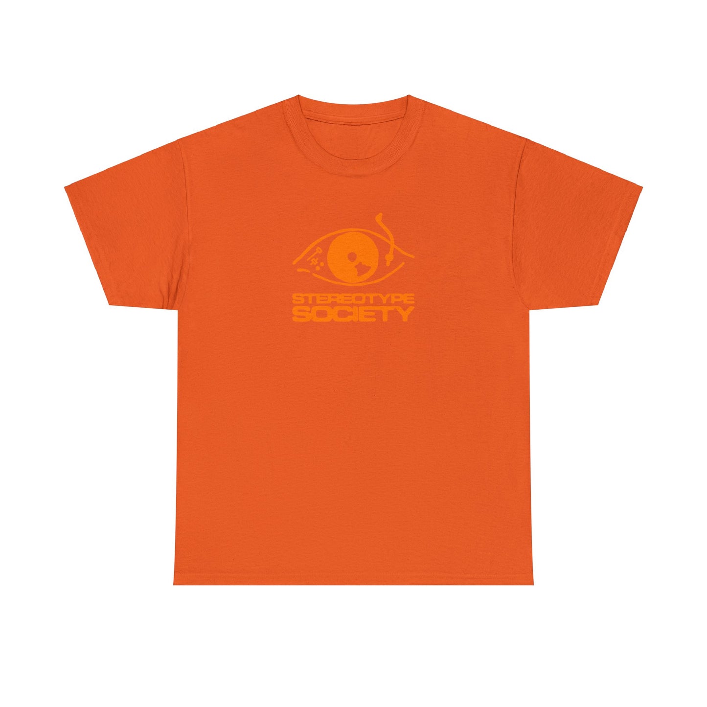 Stereotype society tee - orange logo