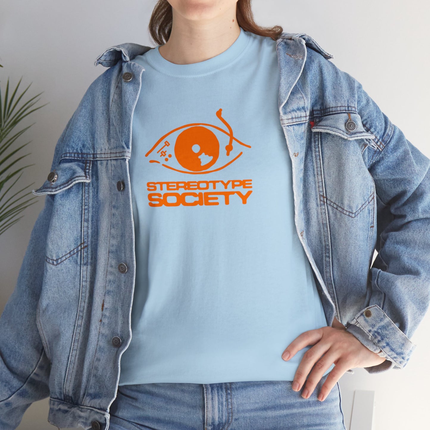 Stereotype society tee - orange logo